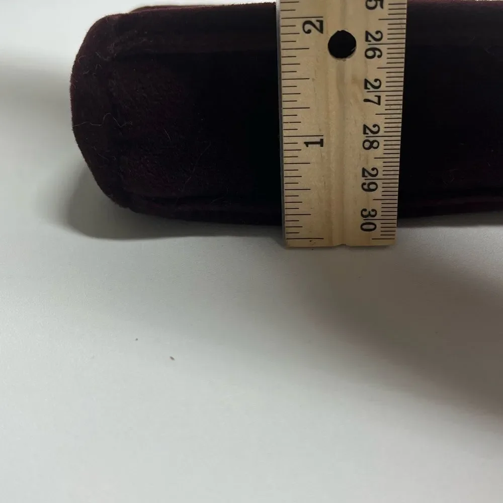 Vintage Estée Lauder Faux Suede Clutch Cosmetic Bag Wallet